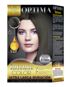 Tinte Optima tono Rubio Cenizo Oscuro 6.1