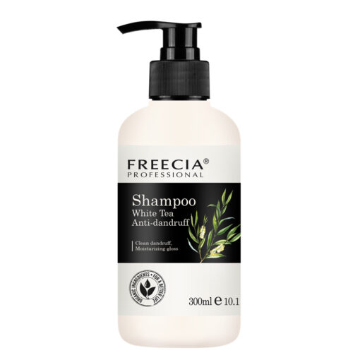 Shampoo Freecia Anticaspa Te blanco 300 ml.