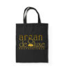 Bolsa negra de tela Argán Deluxe