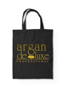 Bolsa negra de tela Argán Deluxe