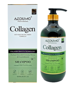 AEDUMG Shampoo de Colágeno con Biotina 800 ml