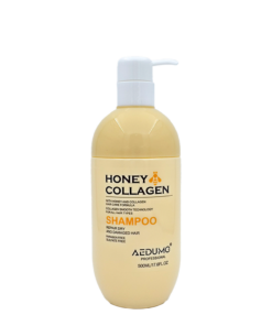 AEDUMG Shampoo de Colágeno y Miel Reparador 500 ml