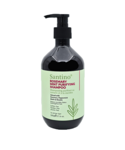 Santino Shampoo Anticaspa Fortalecedor – Romero + Menta 500 ml