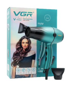 Secadora Capilar Profesional VGR V-452 1500W-110V