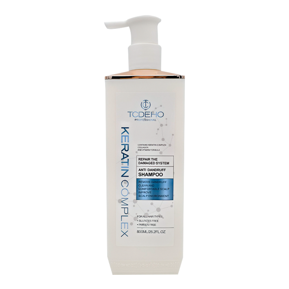 TCDEHO- Shampoo Keratin Complex Anticaspa 800ml