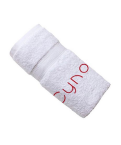 Toalla de peluquería marca Cynos Blanca