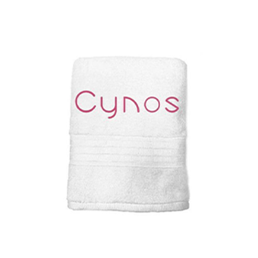 Toalla de peluquería marca Cynos Blanca